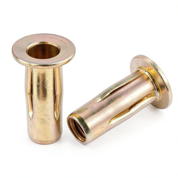 uxcell 5/16-18 Multi-Grip Rivet Nuts Gold Zinc Plated Carbon Steel-3